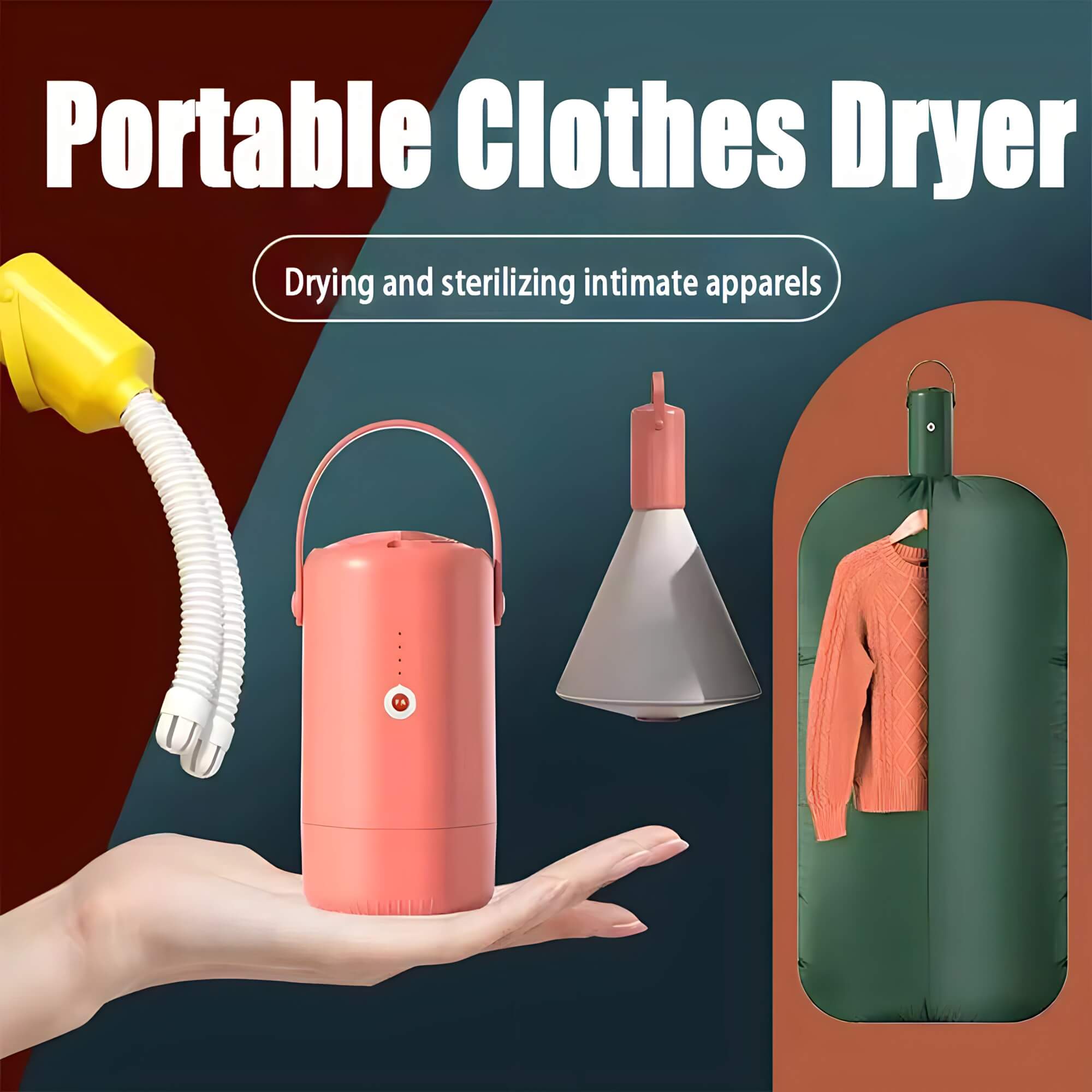 TumblePod™ - Elite Compact Portable Dryer.